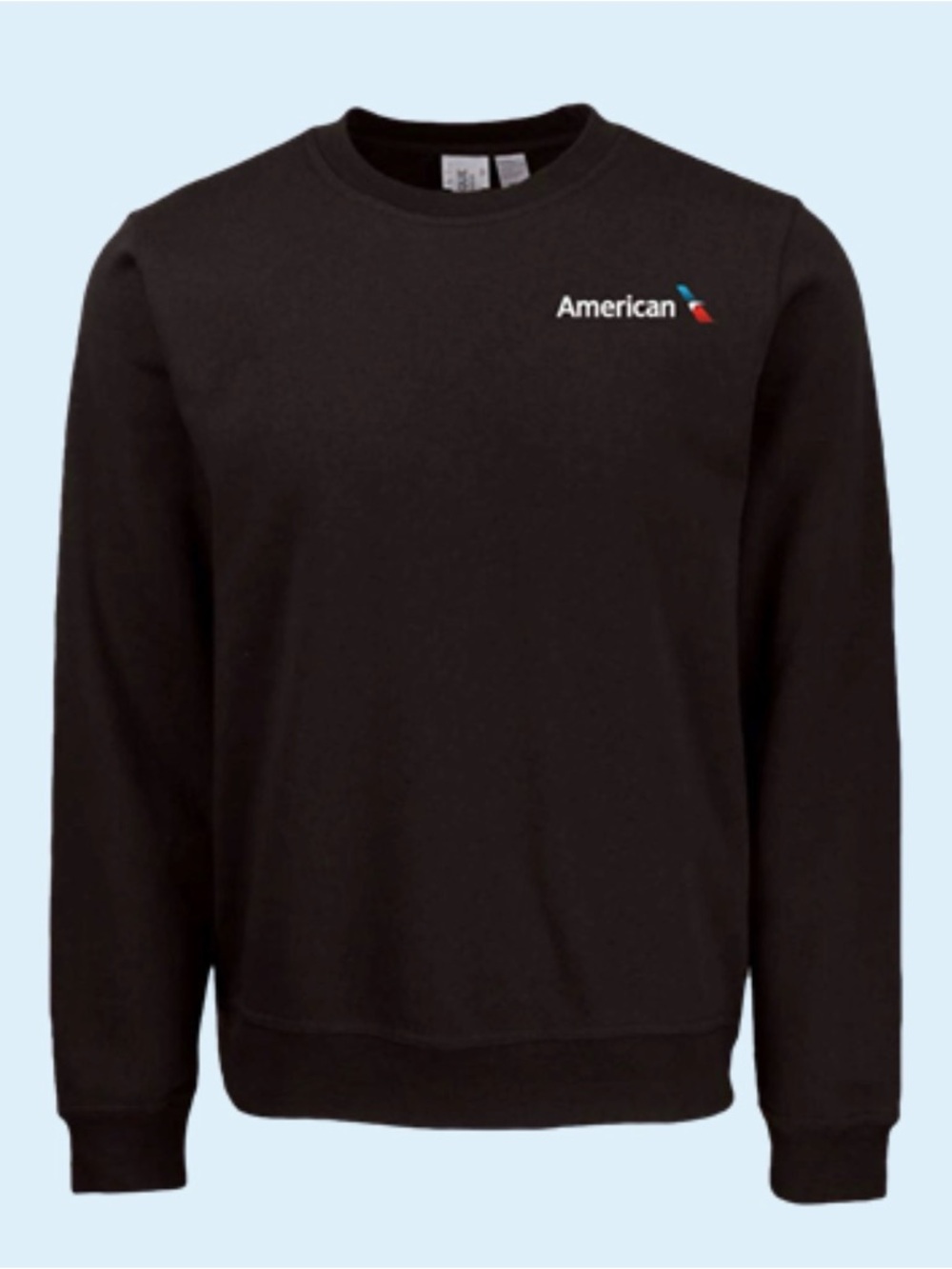 American Airlines Unisex Crewneck Sweatshirt BNIP Black Medium